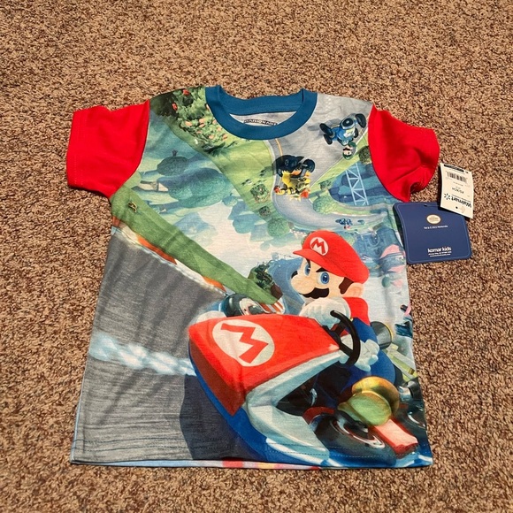 Other - Mario Kart Kids pajama shirt size Xs